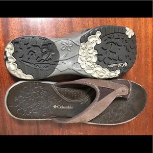 Brown Columbia sandals size 10